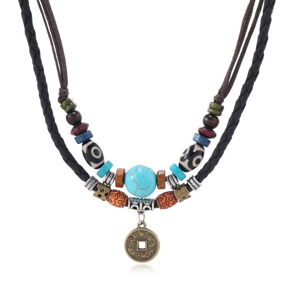 YT Turquoise necklace Good luck necklace