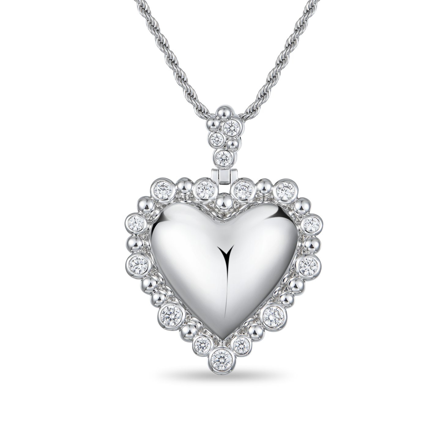 YT Aporro Love Heart Metal Pendant