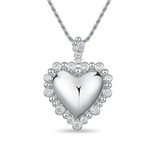 YT Aporro Love Heart Metal Pendant