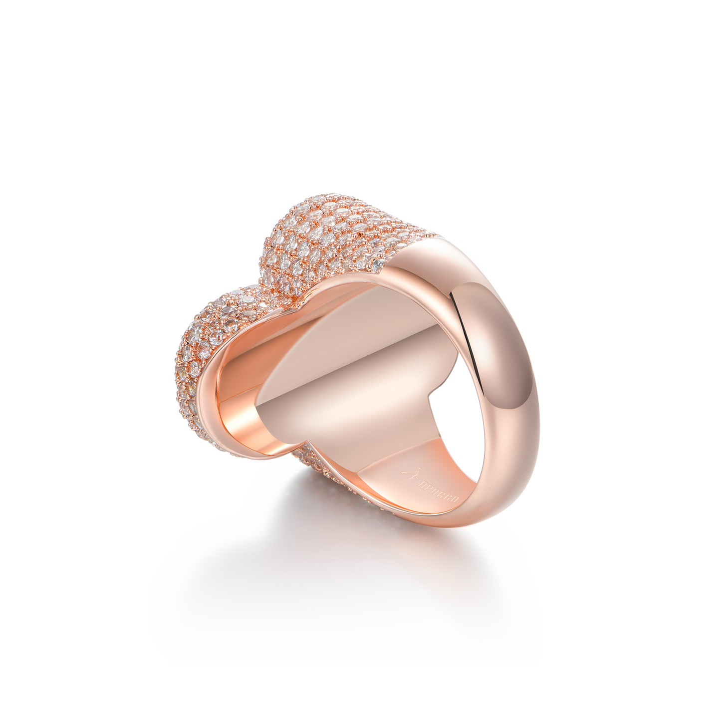 YT aporro Iced Vitraux Vintage Ring